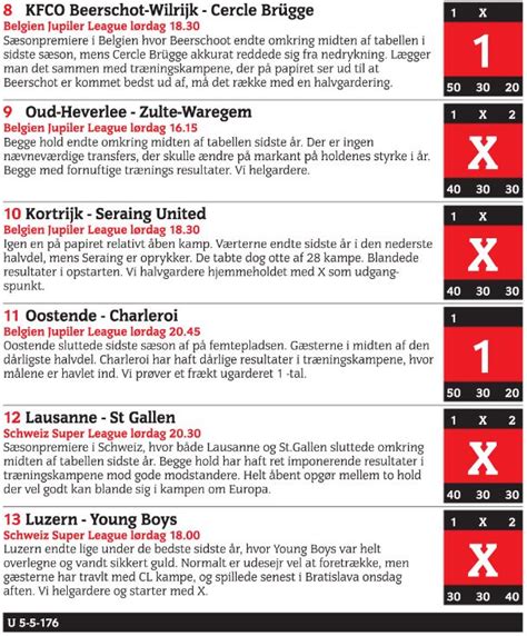 tips 13 forslag tipsbladet|Tips 13 ugens kupon forslag .